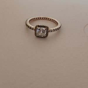 Pandora ring rose gold size 7/7.5